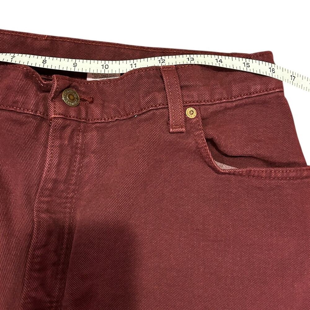 LEVIS Women's Vintage 550 Denim Jeans Size 16, 32 x 30 90s Burgundy Red Relaxed - Picture 6 of 9
